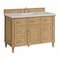 James Martin Vanities Lorelai 48" Single Vanity, Light Natural Oak, w/ 3 CM Siberian Silestone Top 424-V48-LNO-3SFR - alternate 3