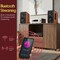 Pyle Powered Bookshelf Speaker System with Bluetooth, 80W Active Stereo Speakers, Bass Reflex Natural PBKSP25NC - alternate 3