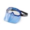 Jackson Safety Safety Goggles/Face Shield Combo, Clear Lens/Blue Shield, Anti-Fog, Indirect Vented, GPL500 Series 21000 - alternate 1
