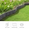 Pure Garden Garden Edging 10-PC Outdoor Decorative Bed Border Set 8 ft Interlocking Stone Trim Landscaping 50-LG1458 - alternate 6