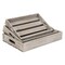 Homeroots 19in Gray Rectangular Wood Handmade Tray With Handles 483317 - alternate 5