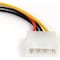 Startech.Com 4 Pin LP4 to Right Angle SATA Cable SATAPOWADAPR - alternate 1