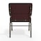 Flash Furniture Plum Fabric Church Chair, PK4 4-FD-CH0221-4-GV-005-GG - alternate 4