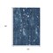 Homeroots 10' X 14' Blue And Ivory Abstract Washable Indoor Outdoor Area Rug 631166 - alternate 3