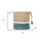Homeroots 19" Tan Jute Basket 704899 - alternate 3
