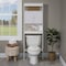 Zenith Country Cottage White Over-the-Toilet Cabinet 2 Door/3 Shelf 9119W - alternate 3