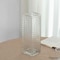 Uniquewise 12-Inch Square Frosted Clear Glass Table Vase - A Timeless Centerpiece for Dining Tables,  QI004738.CR.L - alternate 4