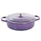 Crock-Pot Artisan 2 Piece 5 Quart Enameled Cast Iron Braiser with Lid in Lavender 128607.02 - alternate 5