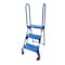 5Seconds Brand 3 Step High quality steel, Lock-N-Stock Folding Ladder, 350 lbs, Blue 555113 - alternate 4