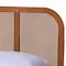 Baxton Studio Fleur Mid-Century Woven Rattan Wood Queen Size Bed 251-13756-ZORO - alternate 4