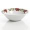 Gibson Home Perfect for Holidays Poinsettia 7 Piece Porcelain Serving Set in Red 99825.07R - alternate 4