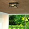 Vaxcel Manchester 2-Light Matte Black Outdoor Flush Mount Ceiling Light with Clear Glass T0847 - alternate 2