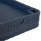 Sunjoy 36 in. x 24 in. Wicker floating pool tray, Navy F403001001 - alternate 2