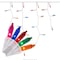 Celebrations LED T5 Multicolored 100 ct Icicle Christmas Lights 4 ft. ICT5MUA - alternate 1