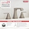 Delta Ashlyn Two Handle Widespread Bathroom Faucet with EZ Anchor 3564-SSMPU-DST - alternate 6