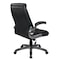 Office Star Products FL Series Faux Leather Mid Back Mgrs Chair, Black FLH24987-U6 - alternate 3
