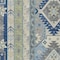 Homeroots 3' X 5' Navy Blue Green And Gray Aztec Washable Indoor Outdoor Area Rug 598484 - alternate 5
