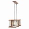 Jonathan Y Gaines 34.5" Linear 4-Light Adjustable Iron Rustic Industrial LED Pendant, Brown/Silver JYL7519A - alternate 8