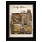 Homeroots Country Kitchen 13 Black Framed Print Kitchen Wall Art 406727 - alternate 1