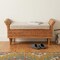 Homeroots 40in Brown Solid Wood Storage Bench With Cabinet 718240 - alternate 6