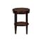 Monarch Specialties Accent Table, 2 Tier, End, Side Table, Round, Nightstand, Bedroom, Lamp, Brown Veneer, Transitional I 3975 - alternate 2