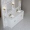 James Martin Vanities Bellshire 72" Double Vanity, Bright White w/ 3 CM Ethereal Noctis Silestone Top 660-V72-BW-3ENC - alternate 4