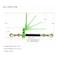 Mytee Products 3/8 in-1/2 in Green Folding Handle Ratchet Load Binder & 3/8 in x 12 ft Binder Chain CBRS-FH38x2-CH3812x2-KIT - alternate 3