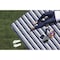 Picnic Time Family Of Brands Blanket Tote XL Outdoor Picnic Blanket, Blue Stripe Pattern with Navy Flap 920-00-107-000-0 - alternate 2