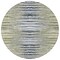 Homeroots 8' Beige Tan And Taupe Round Striped Washable Indoor Outdoor Area Rug 577976 - alternate 5