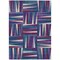 Homeroots 8' X 10' Purple Ivory And Teal Blue Geometric Washable Indoor Outdoor Area Rug 598295 - alternate 7