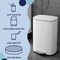 Happimess Connor Rectangular 13.2-Gallon Trash Can with Soft-Close Lid and FREE Mini Trash Can, Cotton White HPM1006C - alternate 4