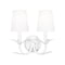 Z-Lite Aslin Textured White 2 Light Wall Sconce 830-2S-TXWH - alternate 3