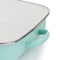 Martha Stewart 18 Inch Enamel on Steel Roasting Pan in Mint with Roasting Rack 129154.02 - alternate 4