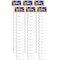 Hygloss Products White Fence Border, 12 Strips/36 Feet Per Pack, 6PK 33605 - alternate 1