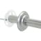 Zenith Zenna Home Straight 41'' To 72'' Adjustable Fixed Shower Rod in Chrome 648SS - alternate 1