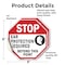 Signmission Stop Ear Protection Required Beyond, 6 inch X 6 inch, Vinyl Decal, 2PK OC-D-2PACK-6-178 - alternate 2