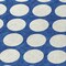 Homeroots 8' Navy Blue And Ivory Round Polka Dot Washable Indoor Outdoor Area Rug 595255 - alternate 4