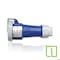 Leviton Pin & Sleeve Connector, 30 A, 250V AC, Three Phase, 3 Pole, IEC Grounding, NEMA 3R, 4X, 6P, 12 430C9WLEVPI - alternate 1