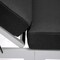 Leisuremod Chelsea Modern Outdoor White Chaise Lounge Chair With Black Cushions CLW-77BL - alternate 7