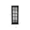 Homeroots Dynasty Contemporary Black and White Tall Curio Cabinet 401667 - alternate 4