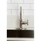 Kingston Brass Single-Handle Bar Faucet with Knurled Handle, Brushed Nickel KSD8508RKX - alternate 3