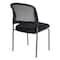 Office Star Products ProGrid Titanium & Black Visitors Chair, Straight Legs, Icon Black 86724R-231 - alternate 2