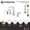 Kingston Brass Widespread Bathroom Faucet with Brass Pop-Up, Polished Nickel FSC8959KPS - alternate 5