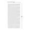 Smarty Had A Party Durable White Paper Dinner Napkins, 600PK 97000-WH-CASE - alternate 4