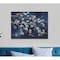 Homeroots 18" x 24" Navy Blue Watercolor Midnight Bird Rendezvous Canvas Wall Art 398940 - alternate 4