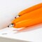 Deli Vintage Capped Ballpoint 0.7mm, Blue Ink, Orange Barrel, 50PK EQ6S-BL - alternate 3