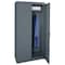 Sandusky Lee Wardrobe Storage Cabinet, 72 in H, 36 in W, 24 in D, Swing, Keyed, Dark Gray, 1 Shelves, 0 Drawers CAW1362472-02 - alternate 6