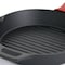 Megachef Pre-Seasoned Cast Iron 6 Piece Set with Red Silicone Holders MCCI-570 - alternate 4