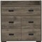 Homeroots 33" Dark Brown Manufactured Wood Five Drawer Dresser 477763 - alternate 3