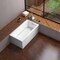 Kingston Brass 60" Acrylic Rectangular 2-Wall Corner Alcove Tub, Right Hand Drain, Glossy White VTAP6030R22TS - alternate 4